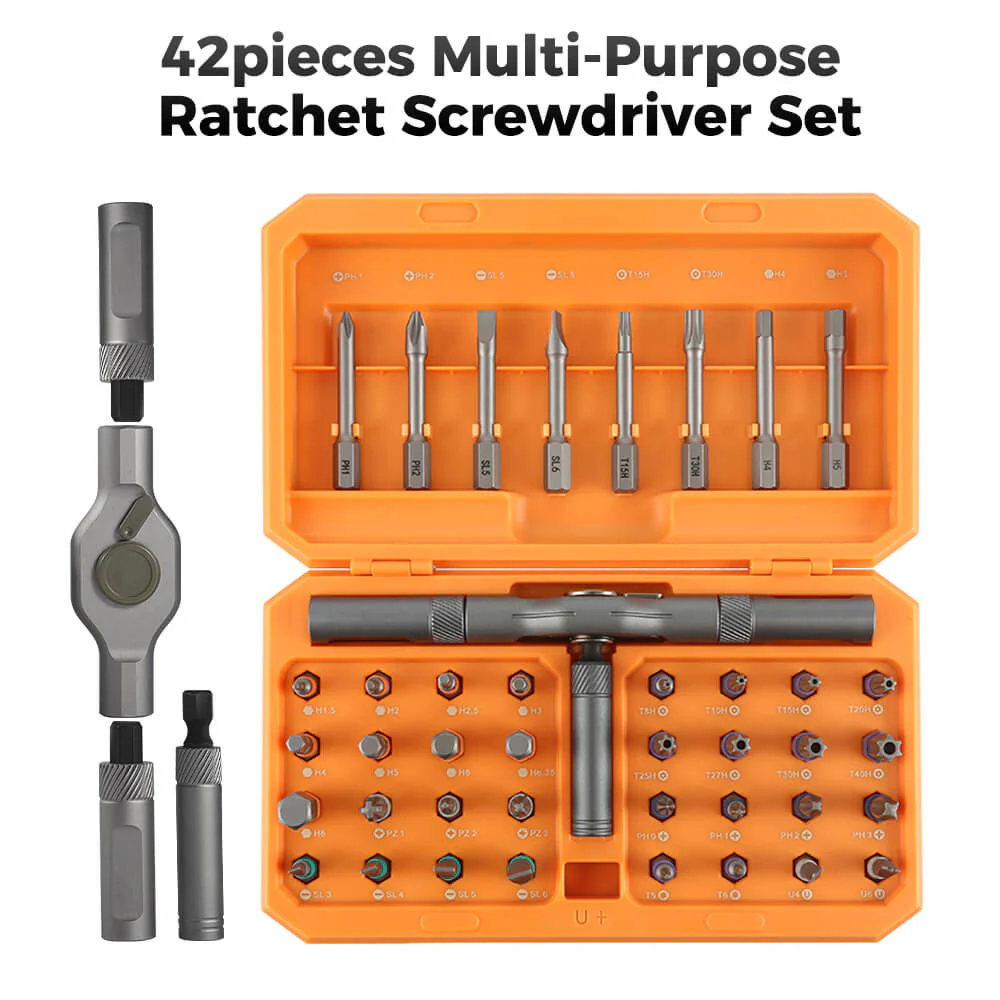 UF-Tools 42-in-1 Multi-Purpose Ratchet Screwdriver Set (UF-840135) - Image 2