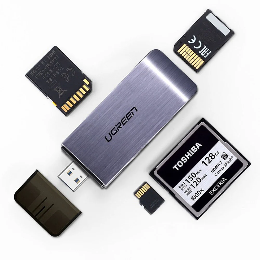 UGreen 4-IN-1 USB 3.0 Card Reader (CM180/50541) - Image 4