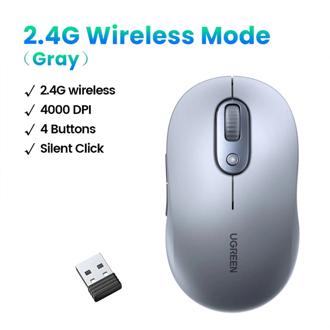 Ugreen 4000DPI Wireless Mouse (M556/35900) - Image 3