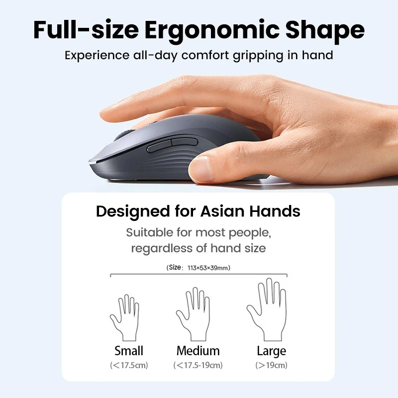 Ugreen 4000DPI Wireless Mouse (M556/35900) - Image 8