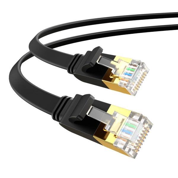 UGREEN Cat 7 U/FTP Flat Ethernet Cable 1M (Black) (NW106/11260)