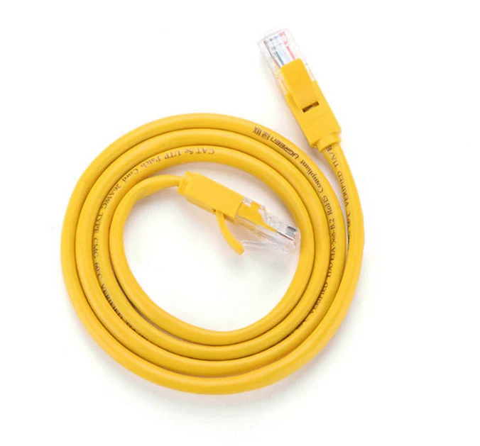 UGreen CAT5 UTP Ethernet Cable - 1m (Yellow) (NW103/11230) - Image 2
