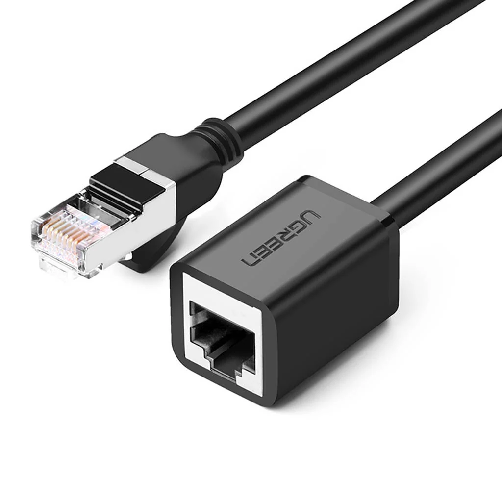 Ugreen Cat6 F/UTP Male to Female Ethernet Extension Cable - 0.5m (NW112/11278) - Image 2