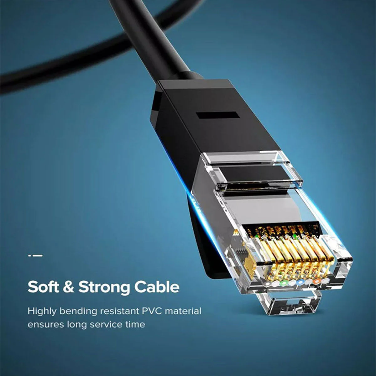 UGreen CAT6 UTP Ethernet Cable - 40M (Black) (NW102/20169) - Image 3