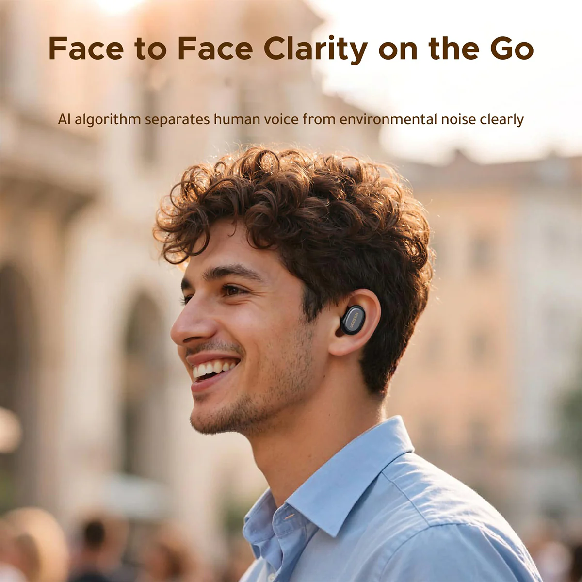 Ugreen Dots True Wireless Earbuds (Black, White) (WS220/75628, WS220/75627) - Image 3