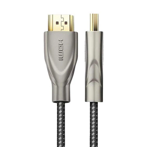 UGreen HDMI 2.0 Male To Male Carbon Fiber Zinc Alloy Cable - 3m (Gray) (HD131/50109) - Image 2
