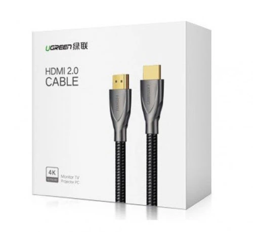 UGreen HDMI 2.0 Male To Male Carbon Fiber Zinc Alloy Cable - 3m (Gray) (HD131/50109) - Image 3