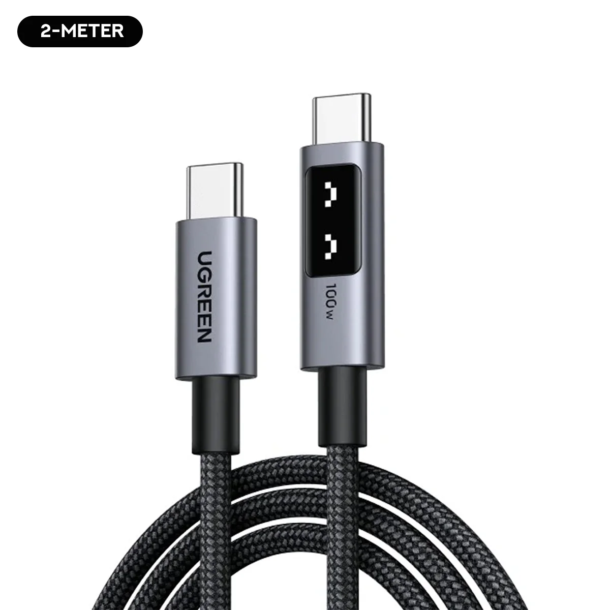Ugreen Uno USB-C To USB-C PD 100W Fast Charging Cable - Black (0.5m, 1m, 2m) - Image 10