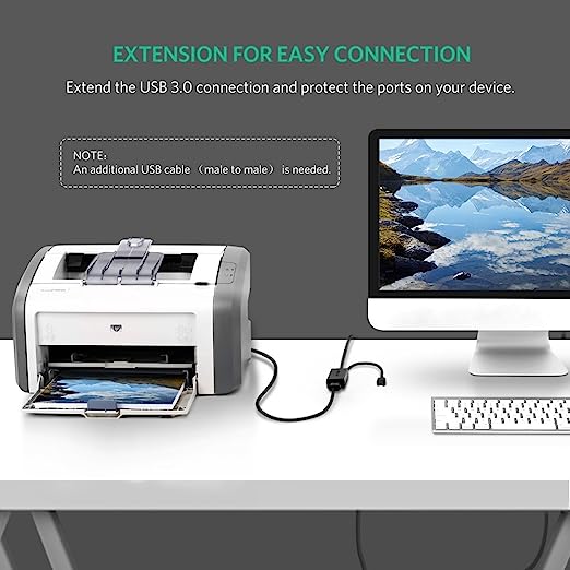 UGreen USB 3.0 Extention Cable - 10m (Black) (US175/20827) - Image 5