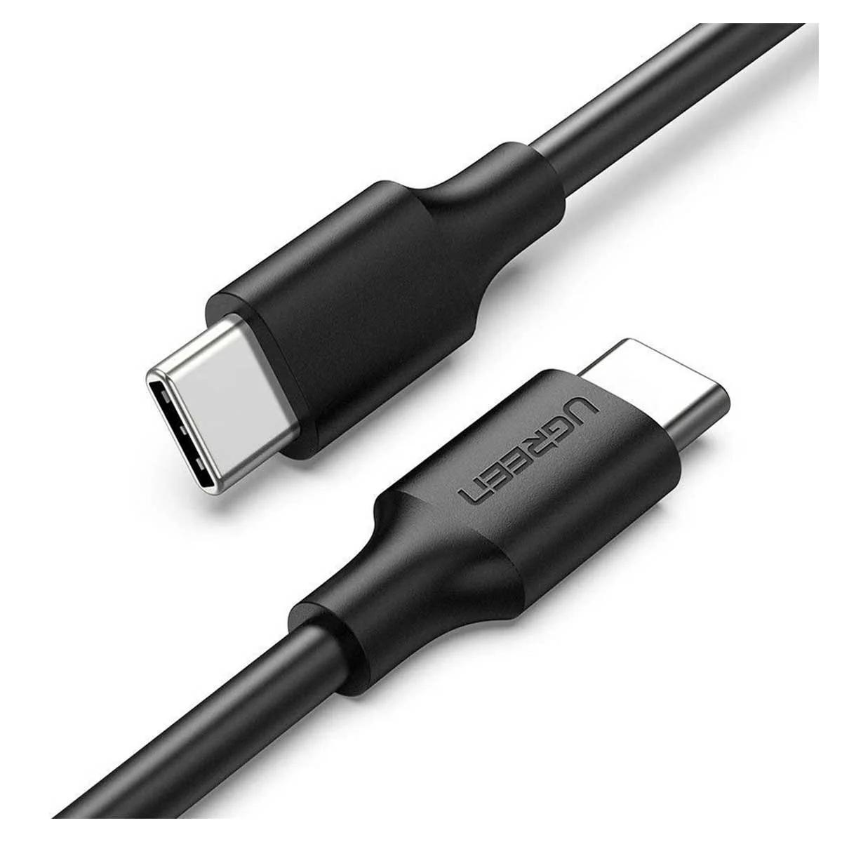 UGreen USB-C 2.0 Male To USB-C 2.0 Male 3A Data Cable - 2m, 3m (Black) (US286/10306, US286/60788) - Image 2
