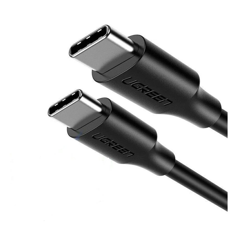UGreen USB-C 2.0 Male To USB-C 2.0 Male 3A Data Cable - 2m, 3m (Black) (US286/10306, US286/60788) - Image 3