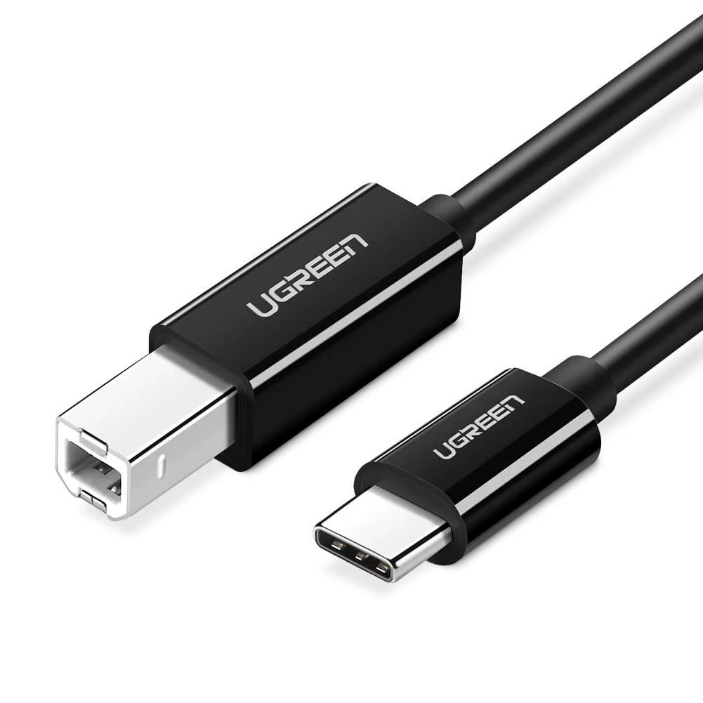 Ugreen USB-C 2.0 to USB-B 2.0 Printer Cable - 2m (US241/80811)