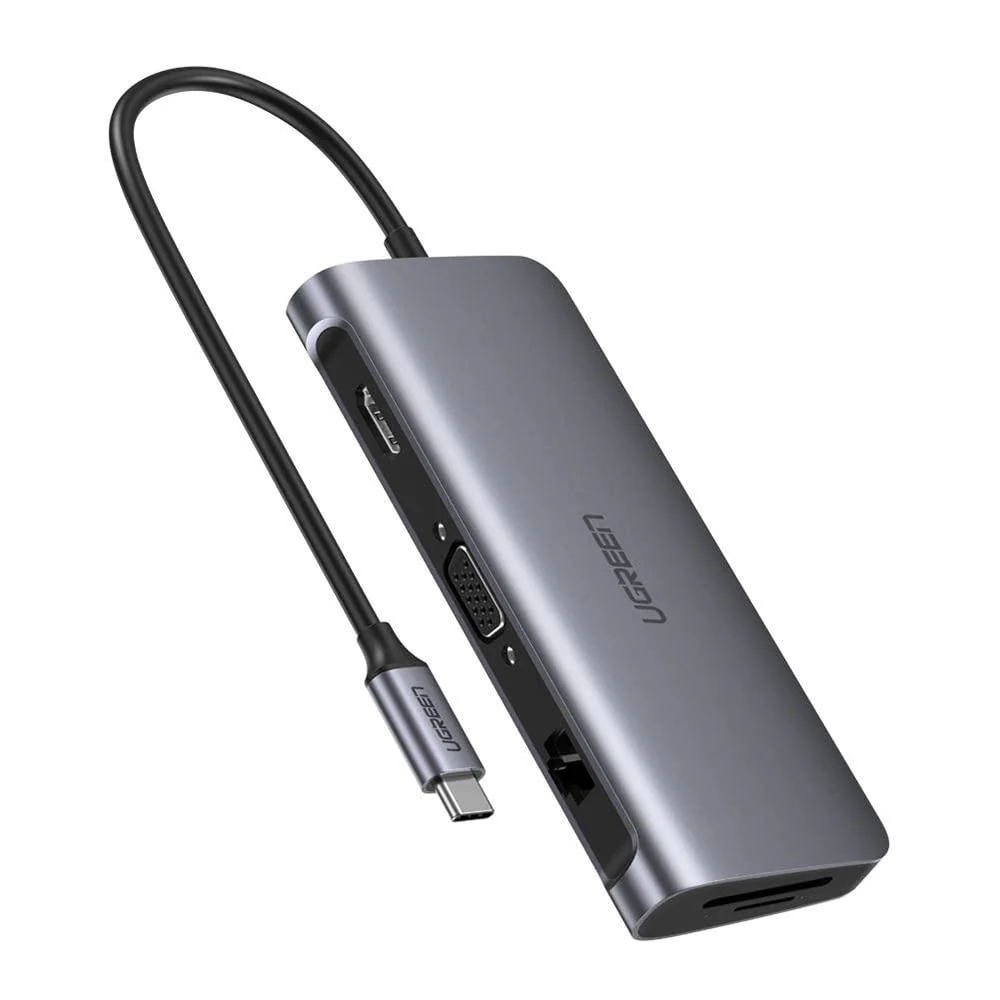 UGREEN USB-C 9-In-1 Multifunctional Adapter (Gray) (CM179/40873) - Image 2