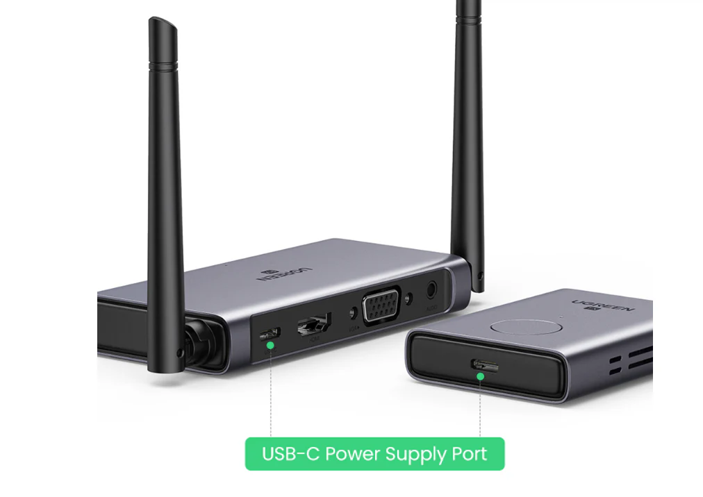 UGreen Wireless HDMI Extender Transmitter & Receiver 50m (CM506/50633A) - Image 2