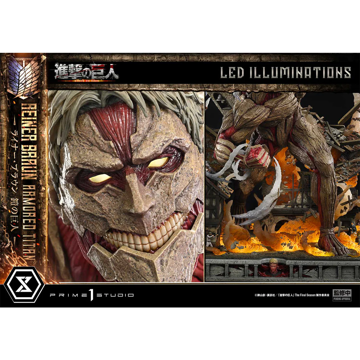 Ultimate Diorama Masterline TV Animation Attack on Titan Reiner Braun Armored Titan (UDMAOT-03) Pre-Order Downpayment - Image 4