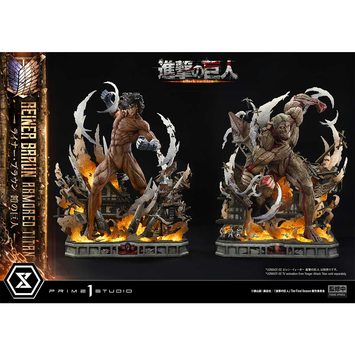 Ultimate Diorama Masterline TV Animation Attack on Titan Reiner Braun Armored Titan (UDMAOT-03) Pre-Order Downpayment - Image 40
