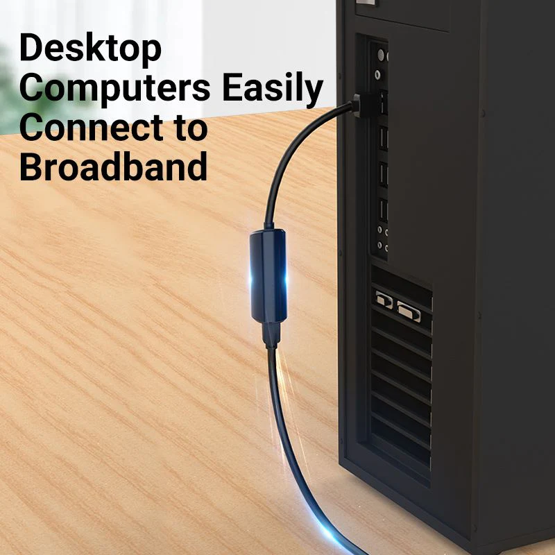 Vention USB 2.0 Ethernet Adapter - USB-A + RJ45 - 0.15M (CEGBB) - Image 5