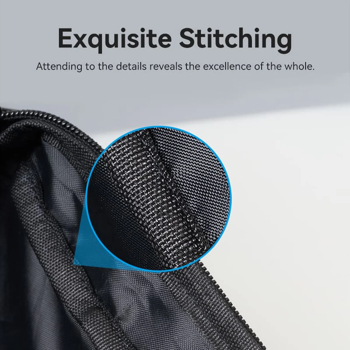 Vention Water-Repellent Laptop Backpack with USB & Lock Equipped - 20L (Black) (KRKB0) - Image 8
