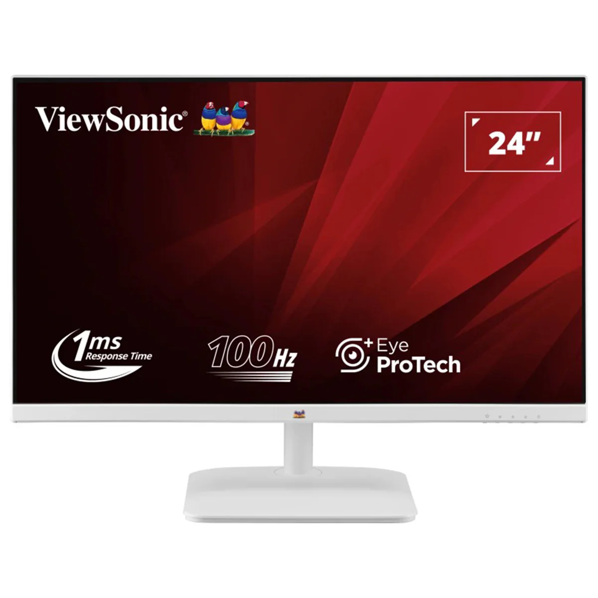 ViewSonic VA2432-MH-W 24" FHD (1920x1080) 100Hz 1ms MPRT IPS Monitor Featuring HDMI & Speakers - Image 2
