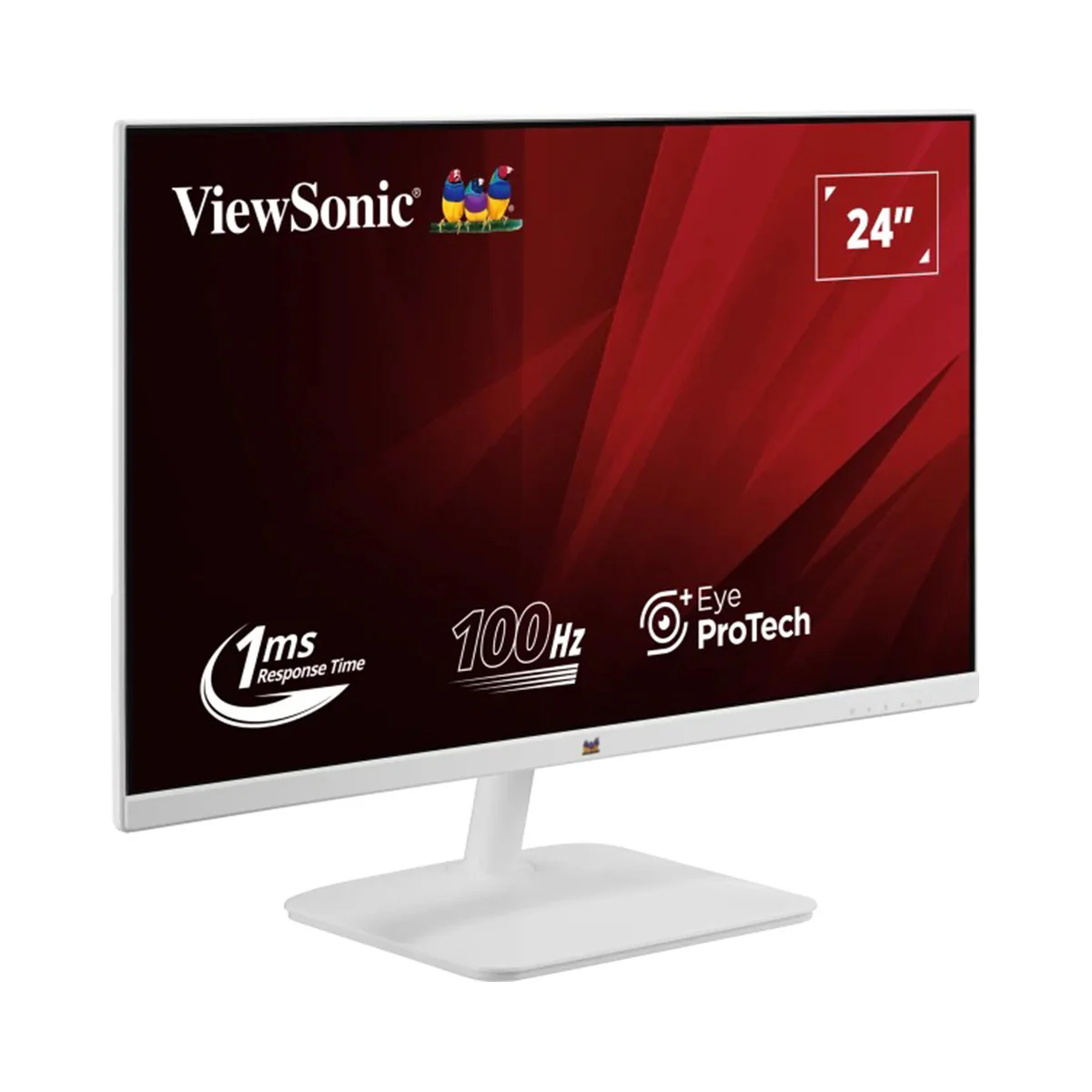 ViewSonic VA2432-MH-W 24" FHD (1920x1080) 100Hz 1ms MPRT IPS Monitor Featuring HDMI & Speakers - Image 4