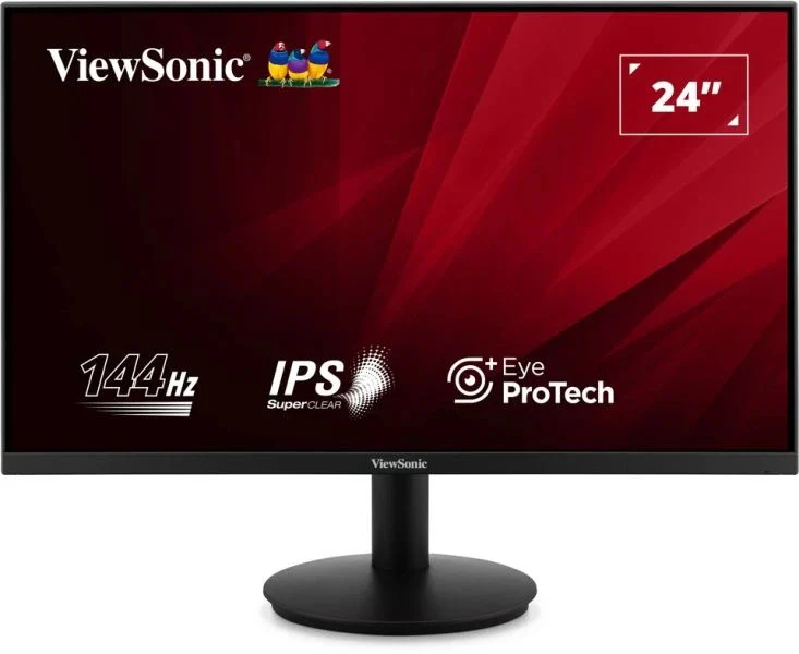 ViewSonic VA24G1-H 24" FHD (1920x1080) 144Hz IPS Monitor 1ms Response Time With Tilt Adjustment - Image 3