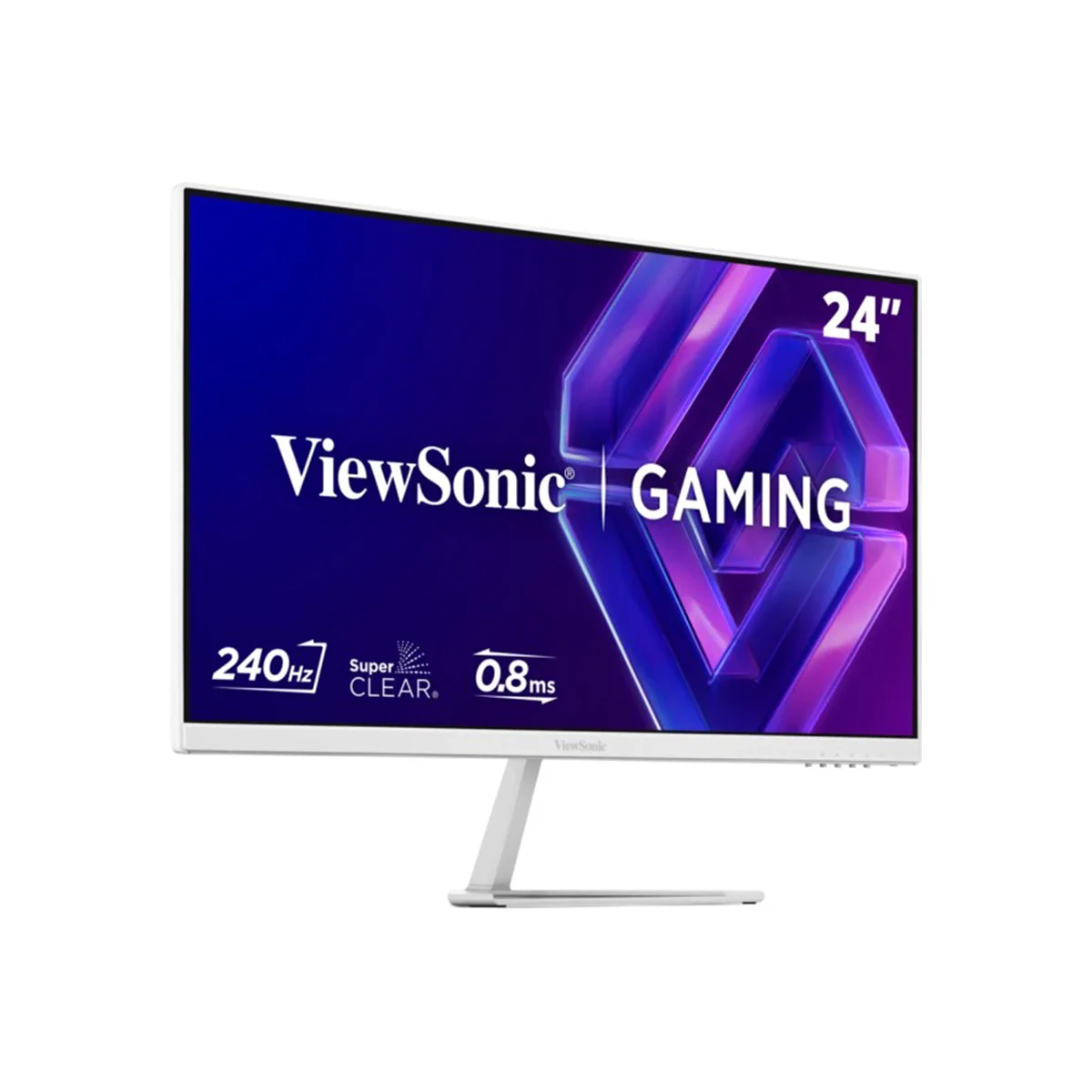 ViewSonic VX24G30-W 24" FHD (1920x1080) 240Hz 0.08ms MPRT IPS Gaming Monitor with Tilt Adjustment (White) - Image 7