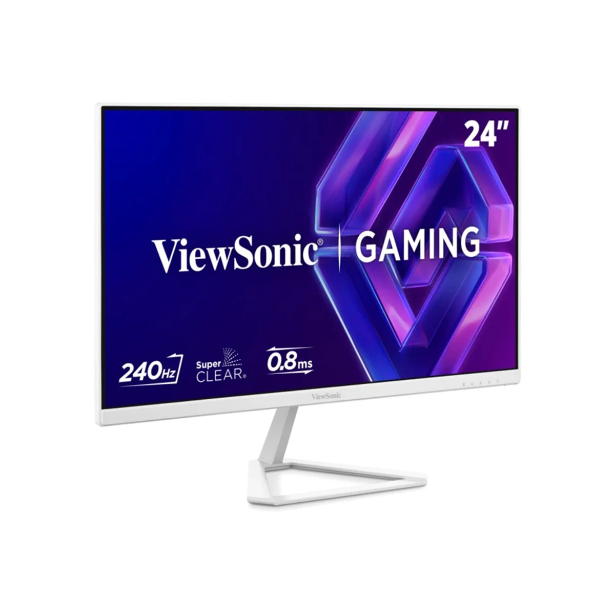 ViewSonic VX24G30-W 24" FHD (1920x1080) 240Hz 0.08ms MPRT IPS Gaming Monitor with Tilt Adjustment (White) - Image 8