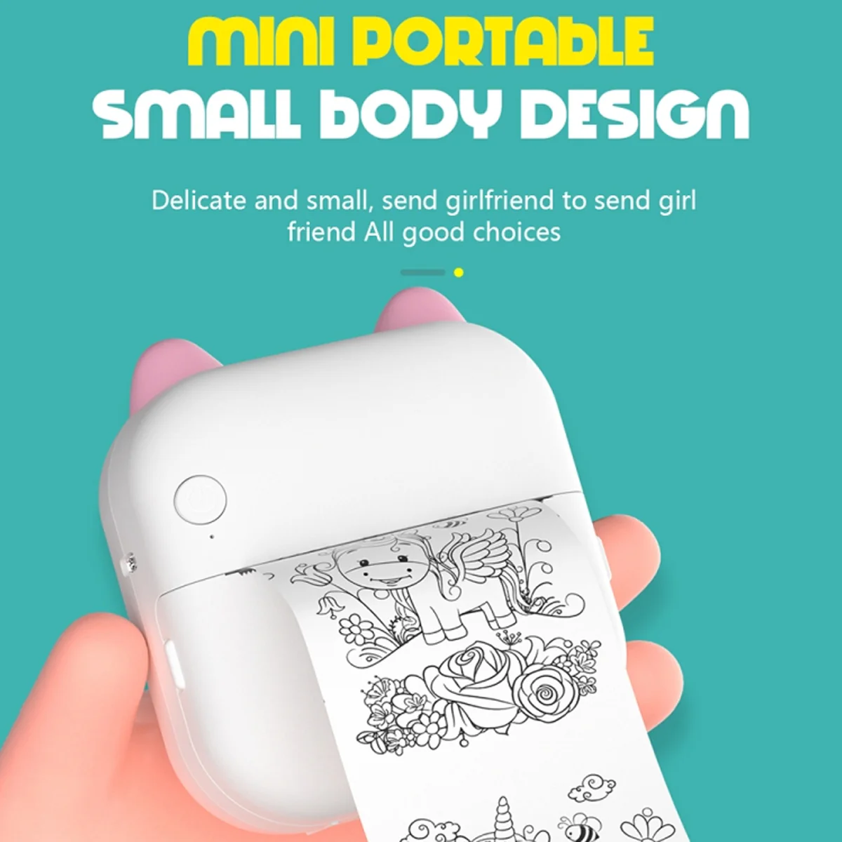 Vyvylabs M5 Portable Mini Printer (Blue, Pink) (VKM5-BL, VKM5-PK) - Image 6