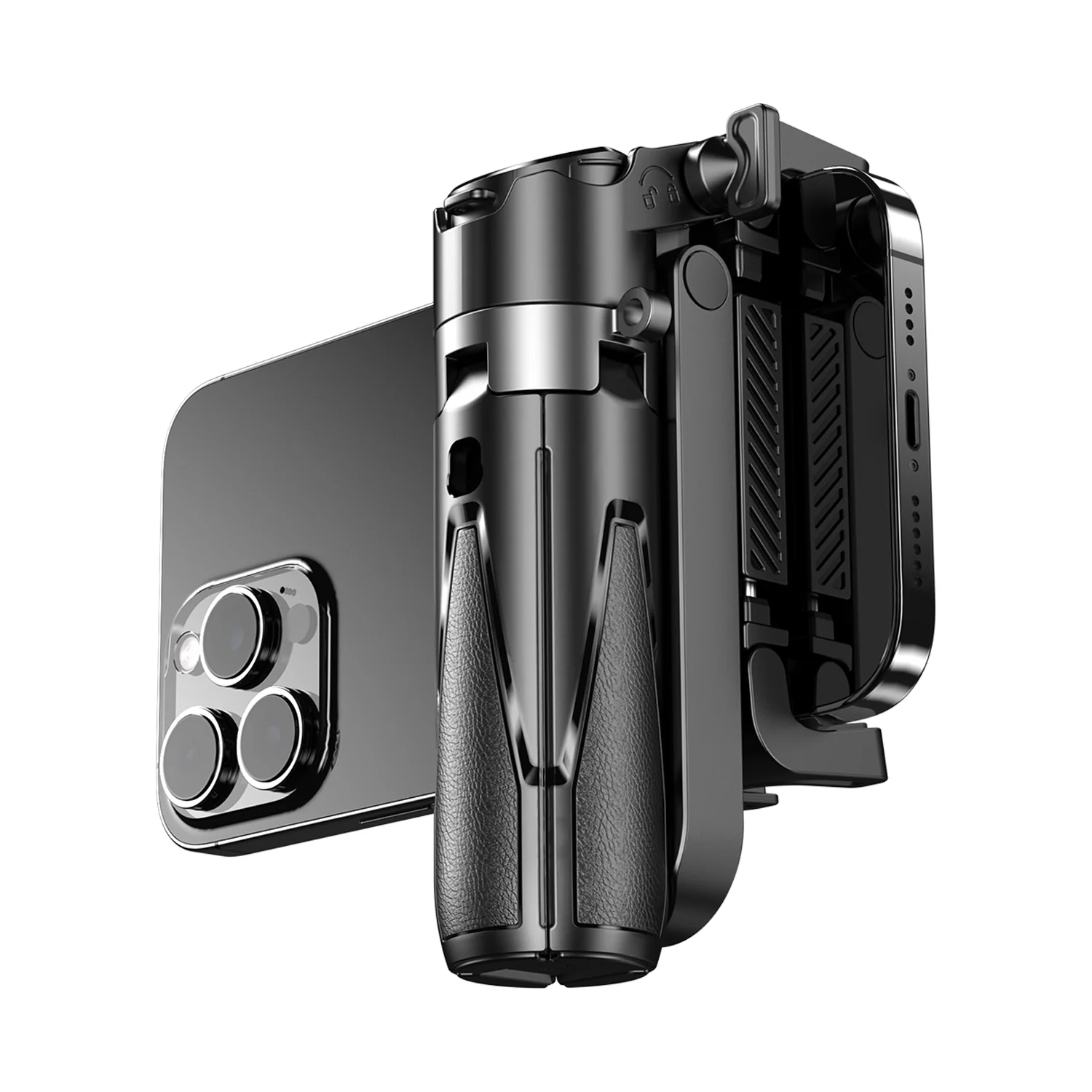 Vyvylabs Palm Super Mini Multifunctional Selfie Stick (Black) (VBZX01-BK) - Image 2