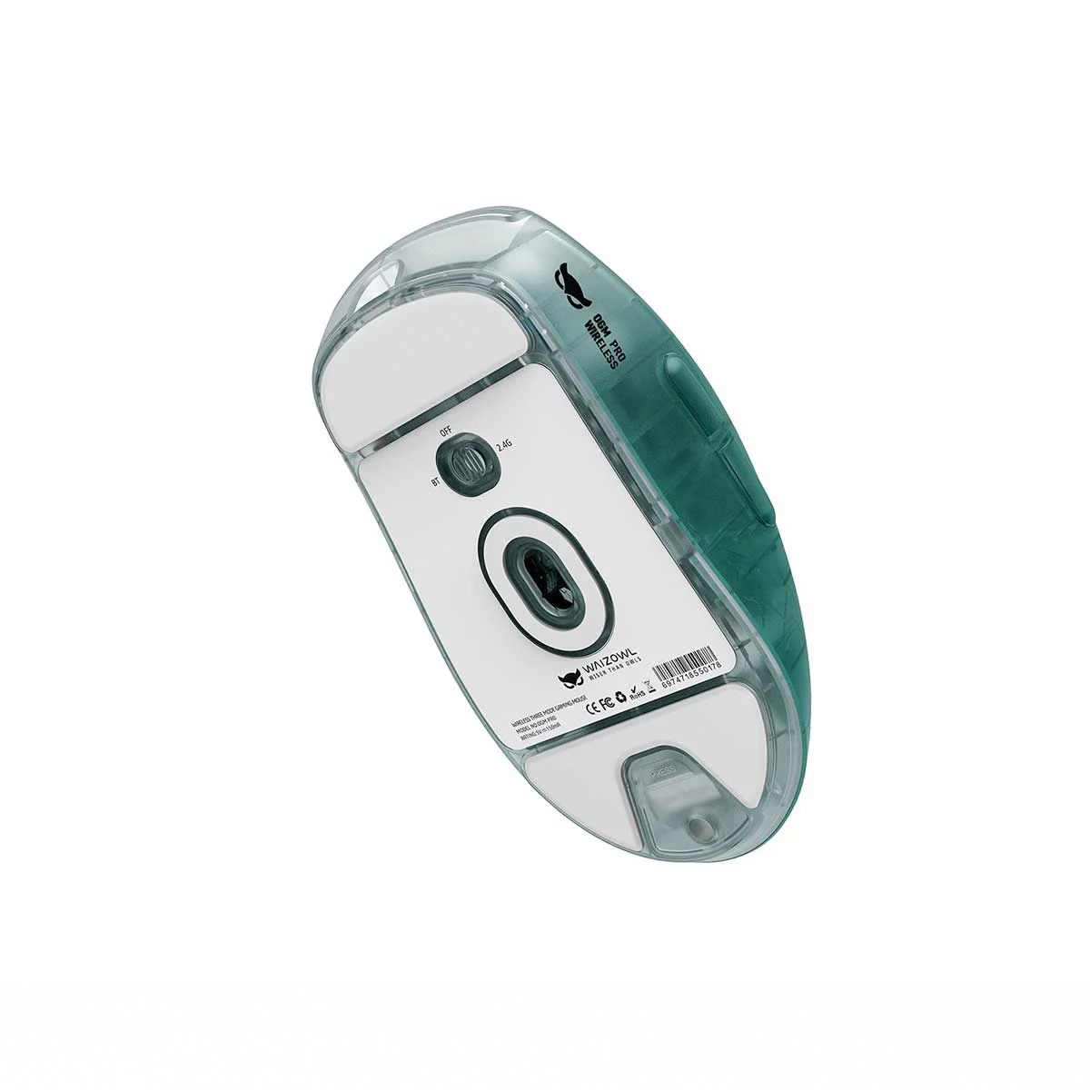 Waizowl OGM Pro Wireless Tri-Mode Gaming Mouse (Feather Green) - Image 4