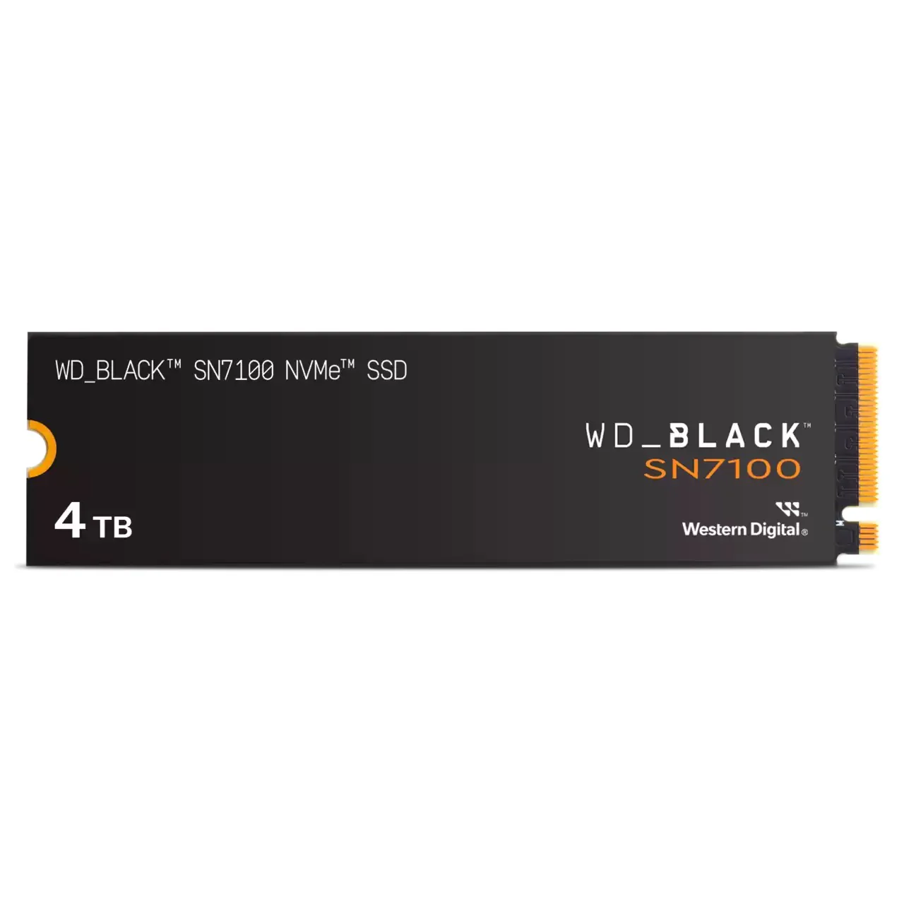 WD Black SN7100 4TB NVMe PCIe Gen 4.0 M.2 2280 7000MB/s Read Speed Internal Gaming SSD (WDS400T4X0E)