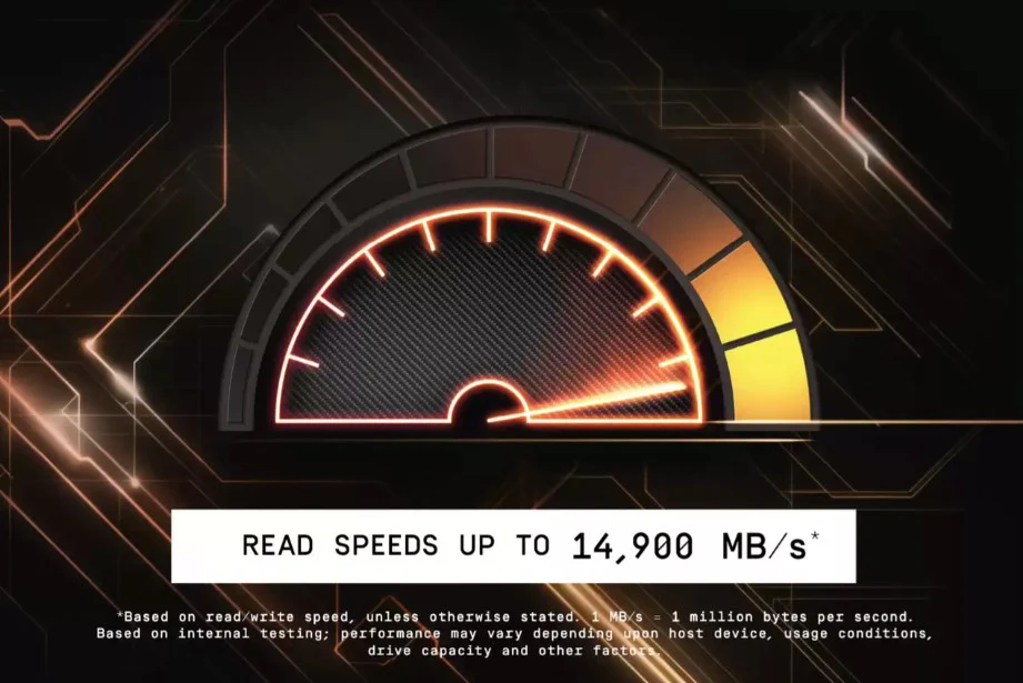 WD BLACK SN8100 NVMe PCIe Gen5 x4 M.2 2280 14900MB/s Read Speed Internal Gaming SSD - Without Heatsink (1TB, 2TB, 4TB) - Image 2