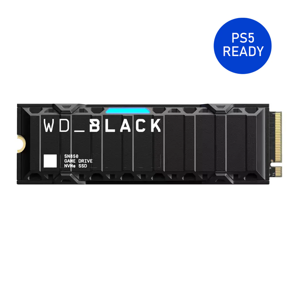 WD Black SN850 1TB Officially Licensed NVME GEN4 PCIE M.2 2280 Internal Gaming SSD With Heatsink For PS5 (WDBBKW0010BBK-WRSN)