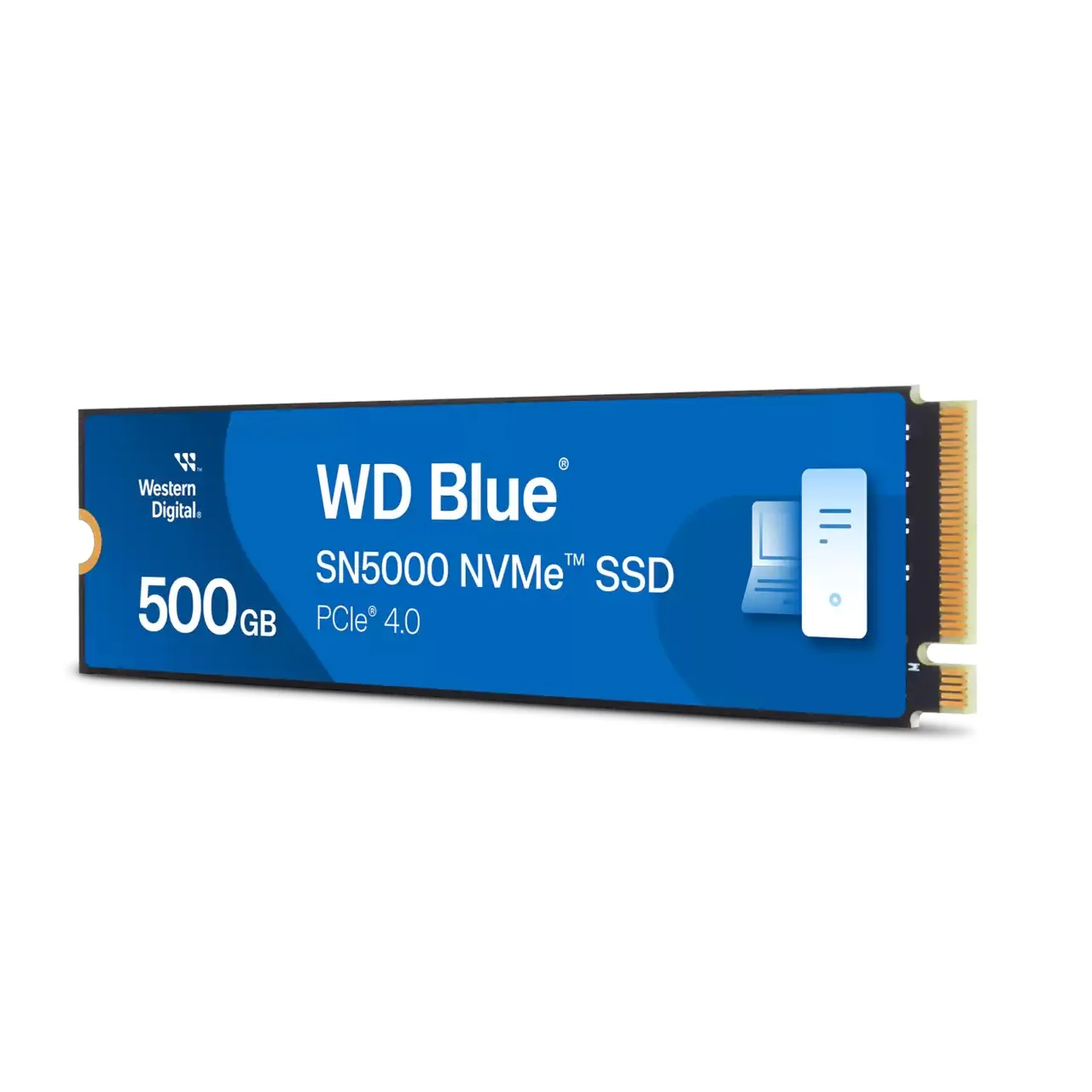 WD Blue SN5000 500GB NVMe PCIe Gen 4.0 M.2 2280 Up to 5,000MB/s Read Internal SSD (WDS500G4B0E) - Image 2