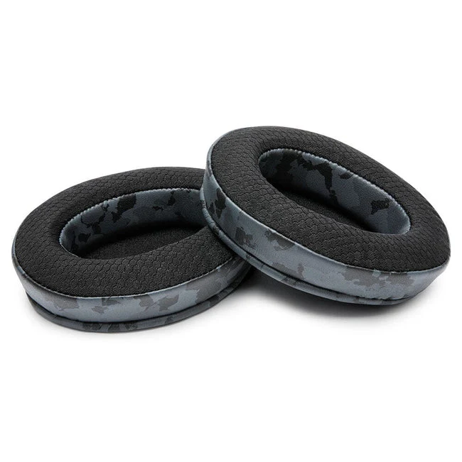 Wicked Cushions Arctis Nova Earpads (Compatible w/ Arctis Nova 1/1P/1X, 3, 4/4P/4X, 5/5P/5X, 7/7P/7X, Nova Pro Wired) - WC FreeZe Cooling Gel (Black, Black Camo, Red Camo, Speed Racer, Hex Red, 90s White, 90s Black, Navy Tiger, Geo Grey) - Image 10