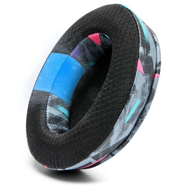 Wicked Cushions Arctis Nova Earpads (Compatible w/ Arctis Nova 1/1P/1X, 3, 4/4P/4X, 5/5P/5X, 7/7P/7X, Nova Pro Wired) - WC FreeZe Cooling Gel (Black, Black Camo, Red Camo, Speed Racer, Hex Red, 90s White, 90s Black, Navy Tiger, Geo Grey) - Image 21