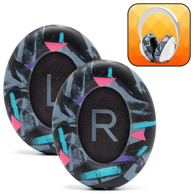 Wicked Cushions Bose NC 700 Replacement Ear Pads (Black, White, Silver, Black Camo, Geo Grey, 90s White, 90s Black, Snow Camo) (AT-NQV8-3AQB, CB-ME3S-08KU, 4G-V4VN-Z07A, GR-4PIU-HJO4, N7-KRI5-74F6, Bose700-90W, Bose700-90B, BOSE700-SC) - Image 23