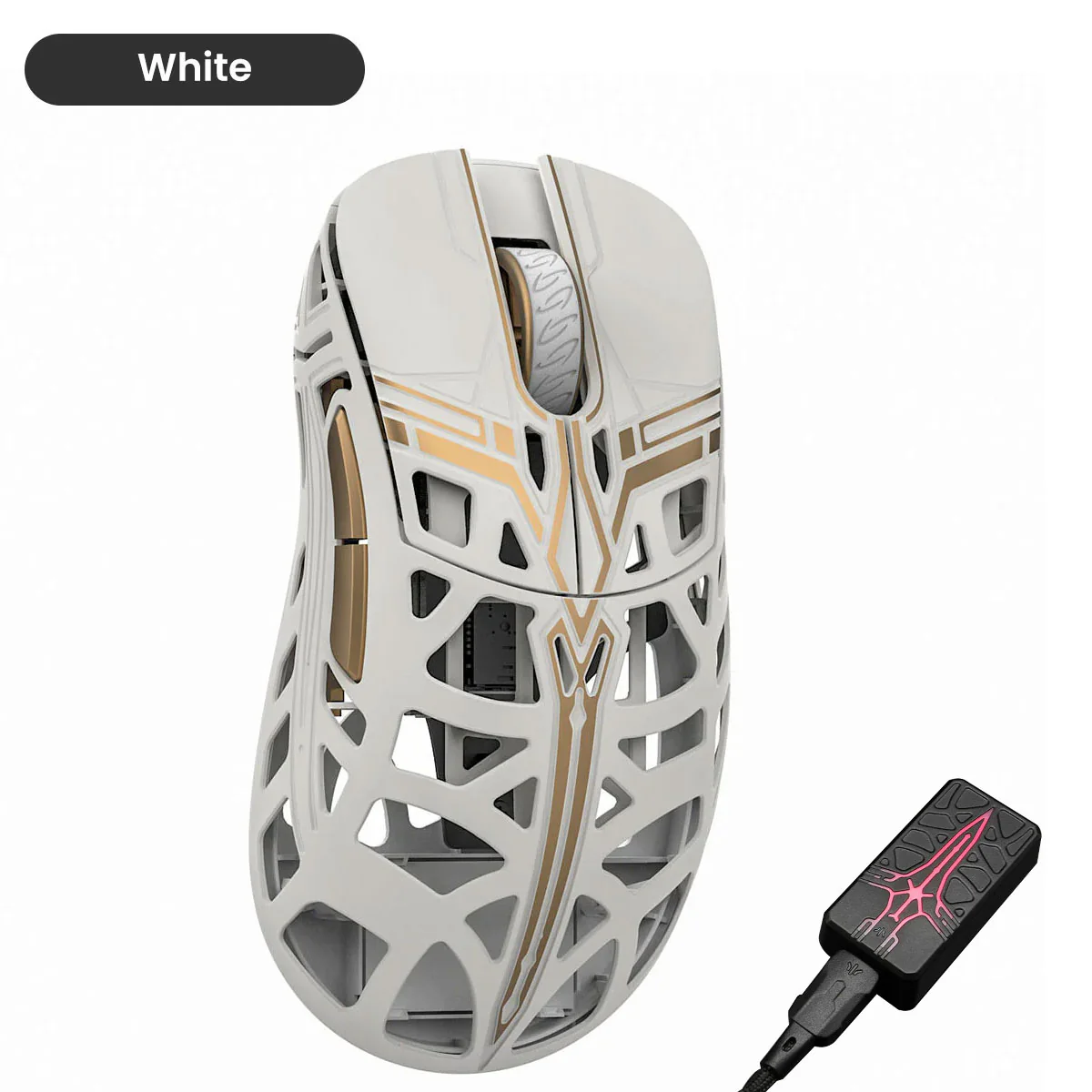 WLMouse Sword X Magnesium Gaming Mouse (White, Purple, Pink, Silver, Black, Red, Amethyst, Ruby, Emerald, Sapphire, Onyx, Topaz) - Image 2