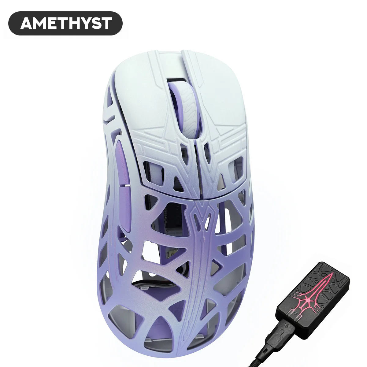 WLMouse Sword X Magnesium Gaming Mouse (White, Purple, Pink, Silver, Black, Red, Amethyst, Ruby, Emerald, Sapphire, Onyx, Topaz) - Image 31