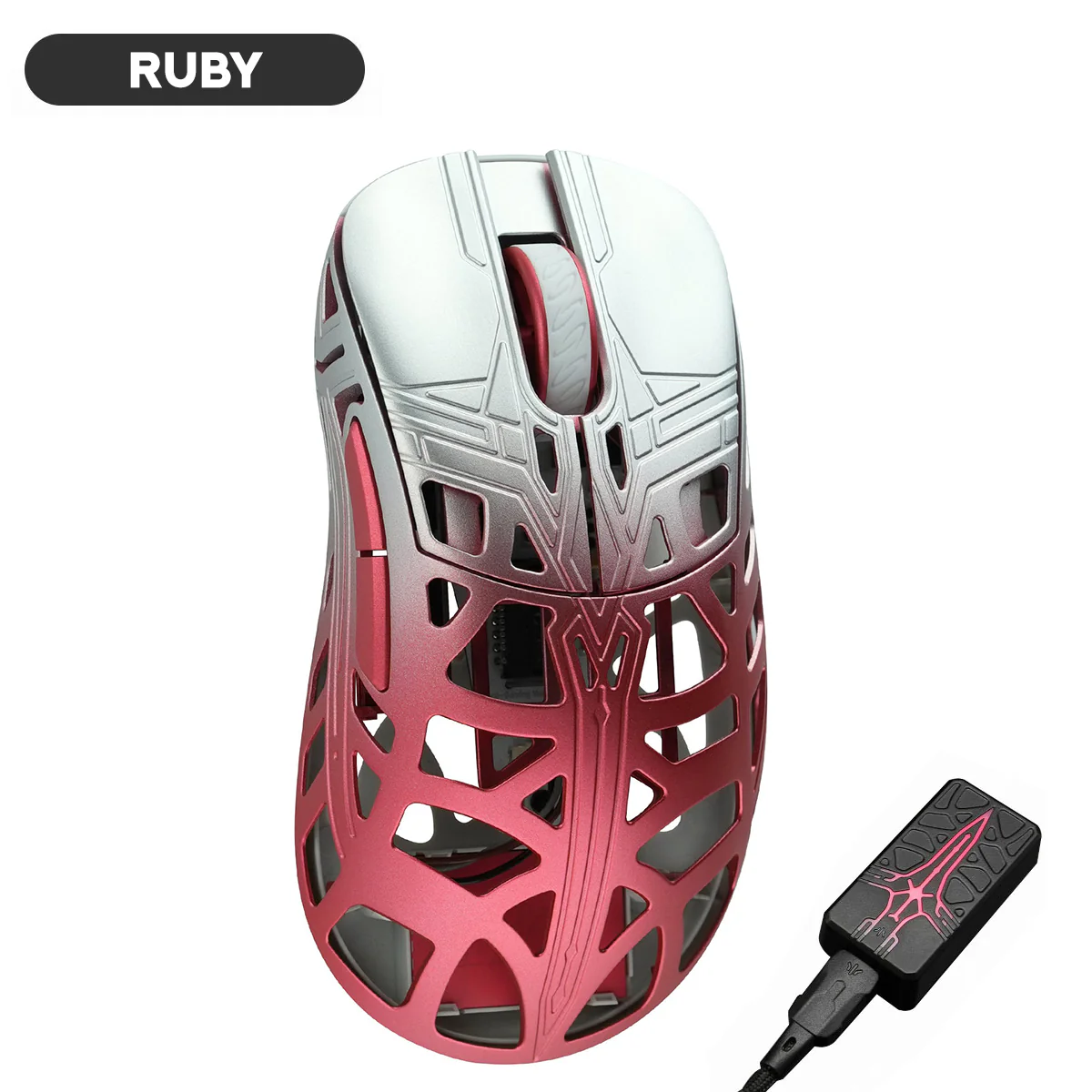 WLMouse Sword X Magnesium Gaming Mouse (White, Purple, Pink, Silver, Black, Red, Amethyst, Ruby, Emerald, Sapphire, Onyx, Topaz) - Image 33