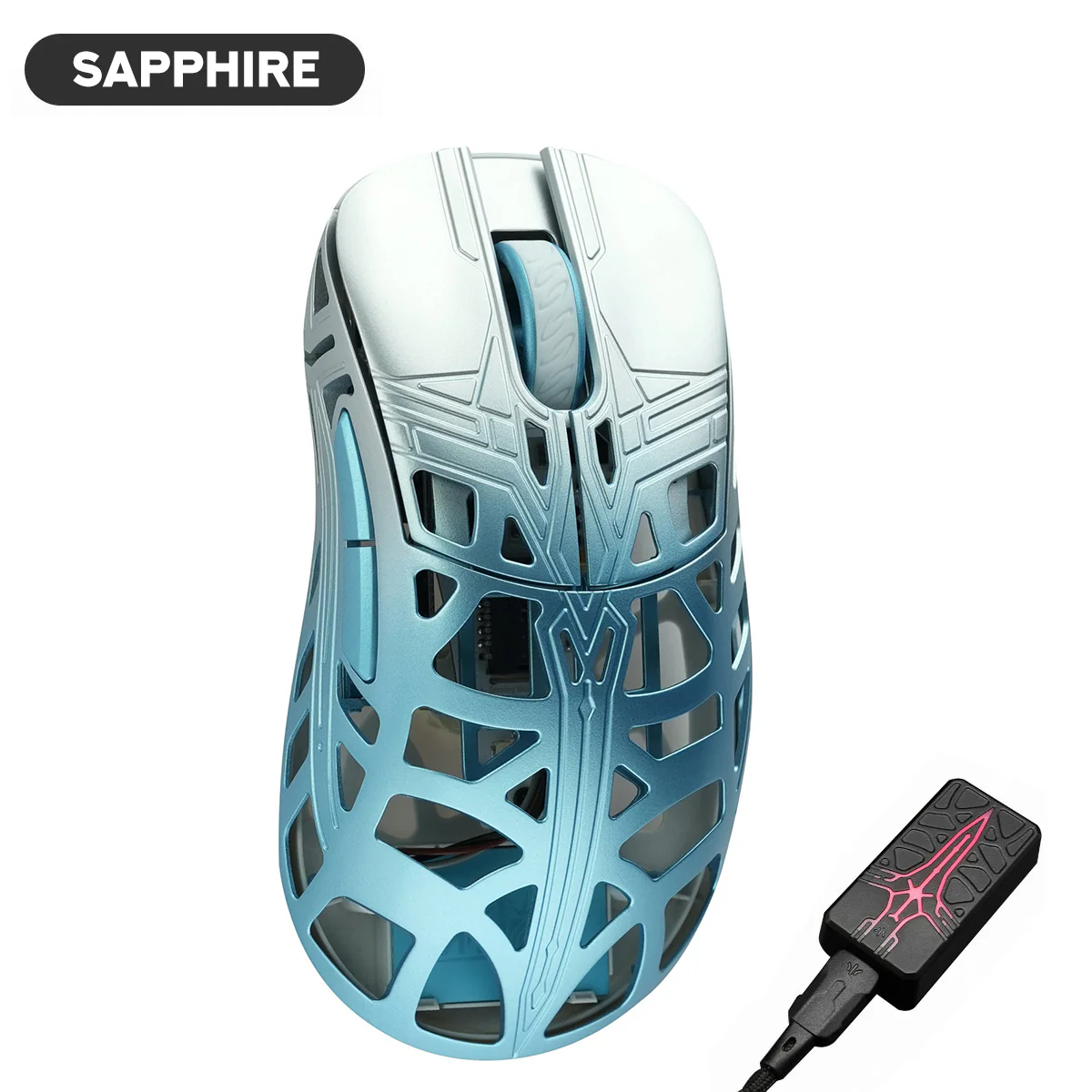 WLMouse Sword X Magnesium Gaming Mouse (White, Purple, Pink, Silver, Black, Red, Amethyst, Ruby, Emerald, Sapphire, Onyx, Topaz) - Image 37
