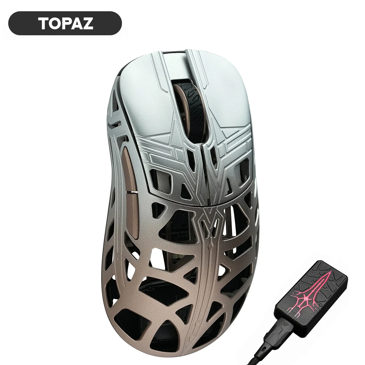 WLMouse Sword X Magnesium Gaming Mouse (White, Purple, Pink, Silver, Black, Red, Amethyst, Ruby, Emerald, Sapphire, Onyx, Topaz) - Image 41