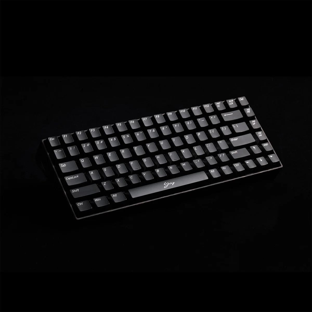 WLMouse YING75 Carbon Fiber Keyboard Nightfall Switch (Custom Gateron) - Image 2