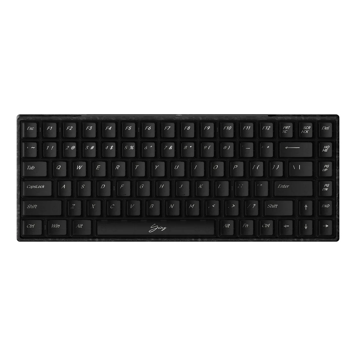 WLMouse YING75 Carbon Fiber Keyboard Nightfall Switch (Custom Gateron) - Image 6