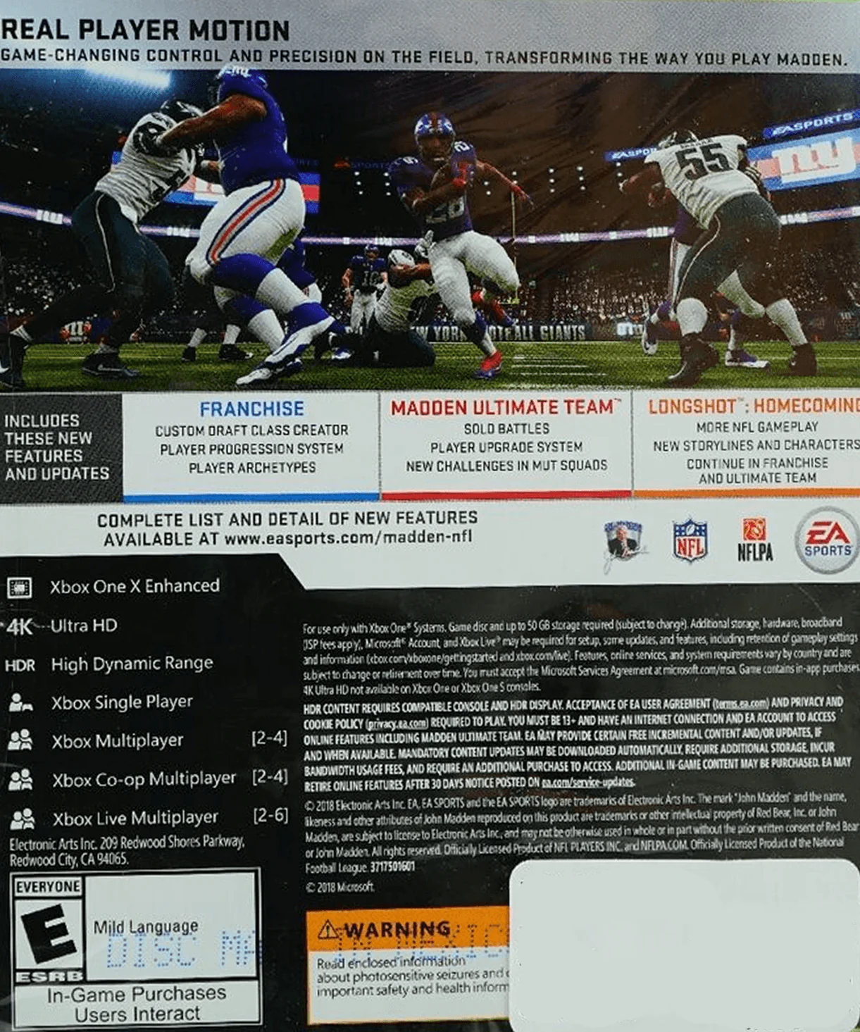 Xbox One Madden NFL 19 (US) - Image 8