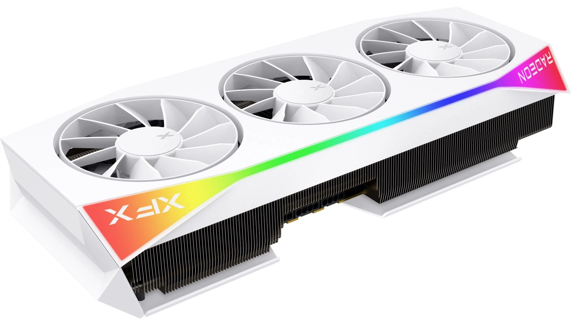 XFX Mercury AMD Radeon RX 9070 XT OC Gaming Ed. with RGB 16GB GDDR6 Graphics Card (White) (RX-97TRGBBW9) - Image 4