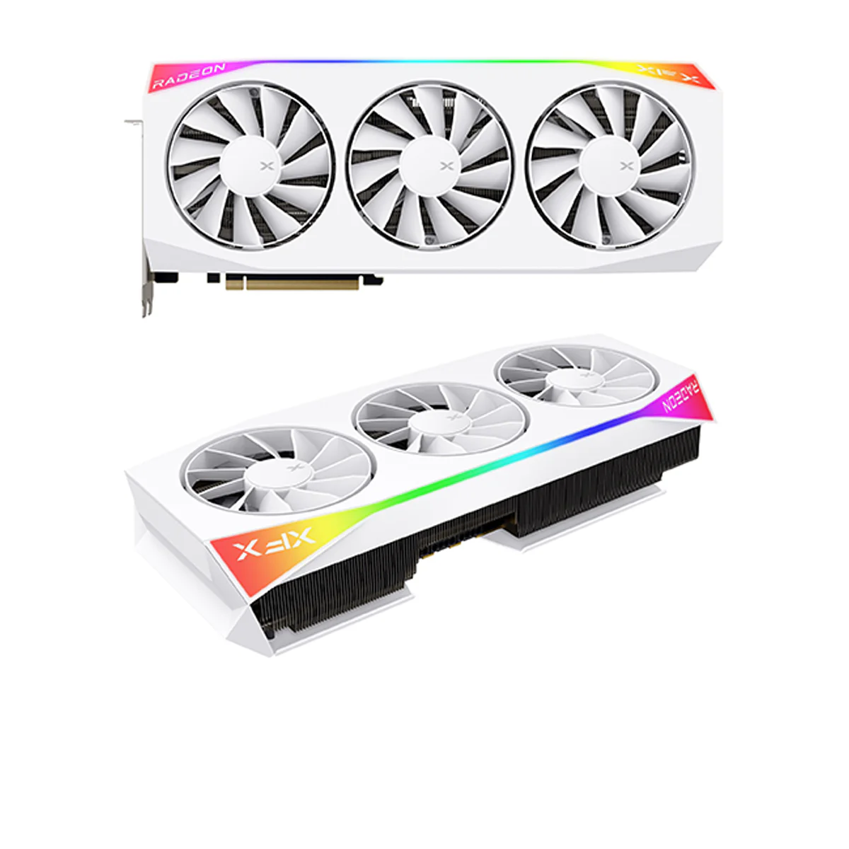 XFX Mercury AMD Radeon RX 9070 XT OC Gaming Ed. with RGB 16GB GDDR6 Graphics Card (White) (RX-97TRGBBW9) - Image 8