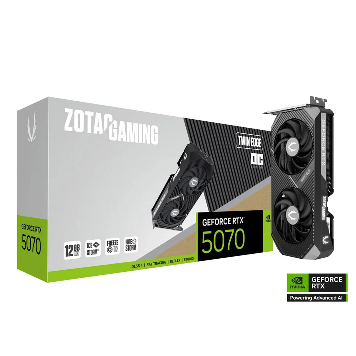 Zotac Gaming GeForce RTX 5070 Twin Edge OC 12GB GDDR7 Graphics Card (ZT-B50700H-10P) - Image 9